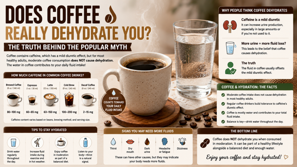 Does Coffee Really Dehydrate You The Truth Behind the Popular Myth