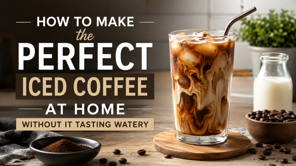 How to Make the Perfect Iced Coffee at Home Without It Tasting Watery
