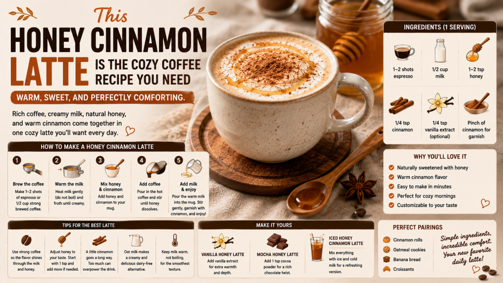 This Honey Cinnamon Latte Is the Cozy Coffee Recipe You Need
