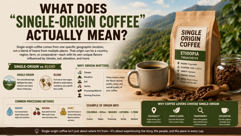 What Does “Single-Origin Coffee” Actually Mean