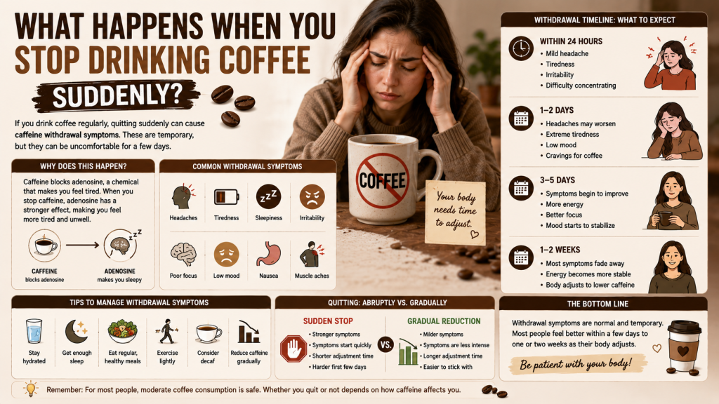 What Happens When You Stop Drinking Coffee Suddenly