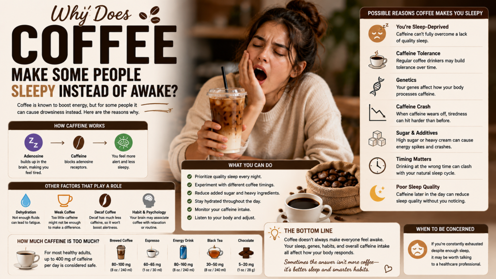 Why Does Coffee Make Some People Sleepy Instead of Awake